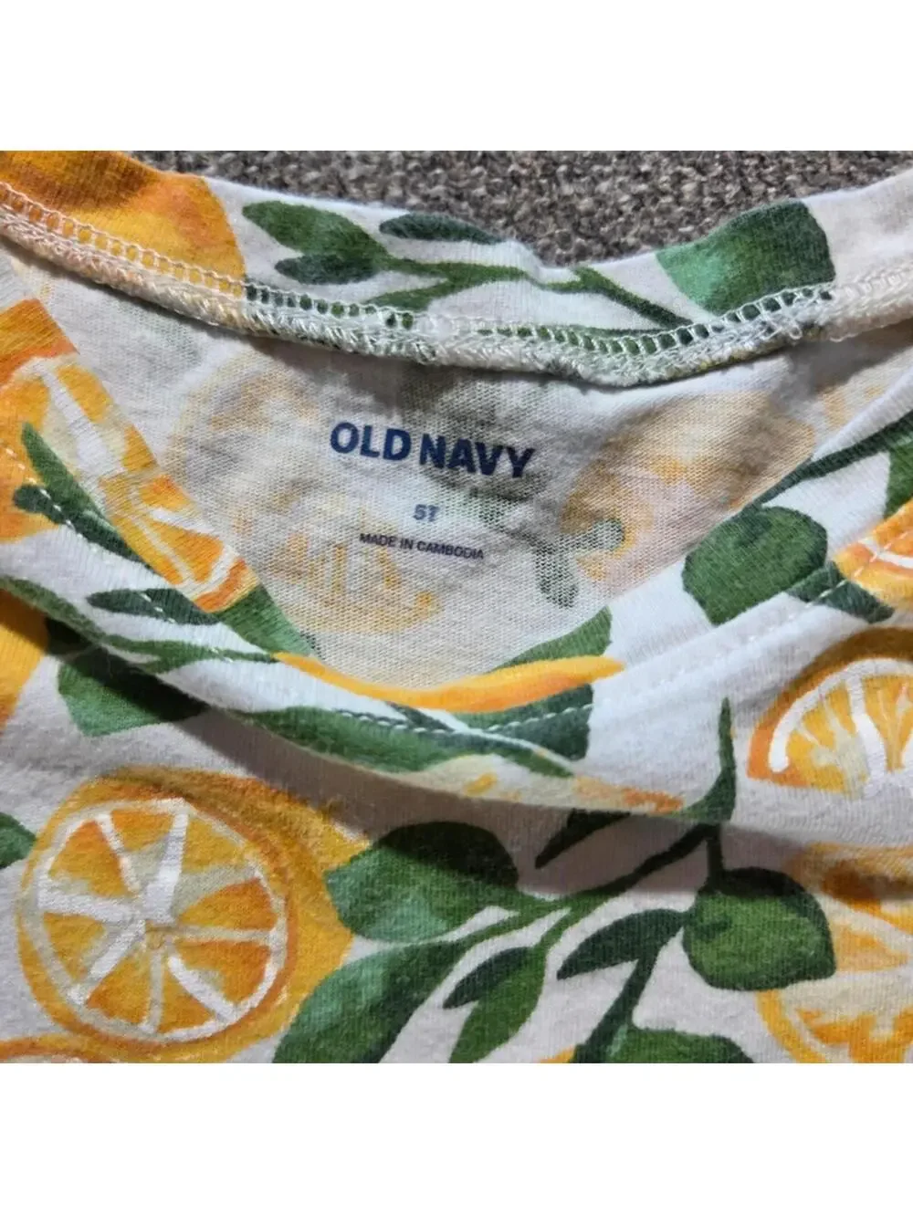 Old Navy Short Sleeve LemonDress Size 5T #1045